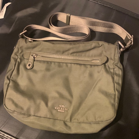 Coach Bags Coach Crossbody Nylon Purse Olive Green Poshmark